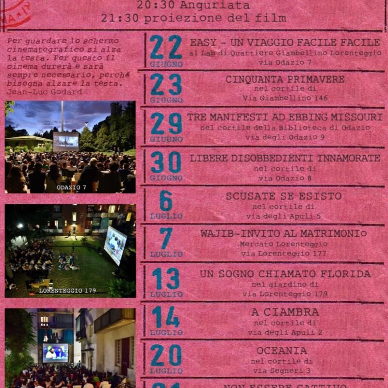 Scendi c'è il cinema! - 2018