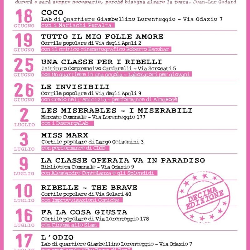 Scendi c'è il cinema! - 2021