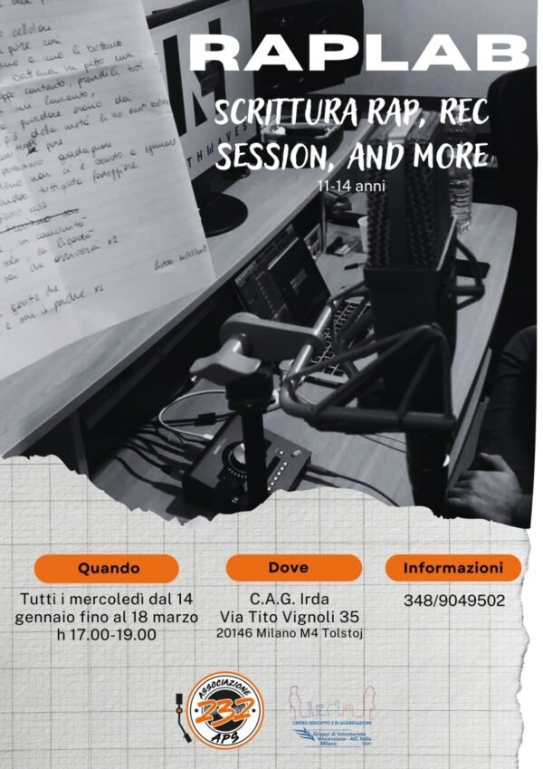 RAP LAB | Dagli 11 ai 14 anni