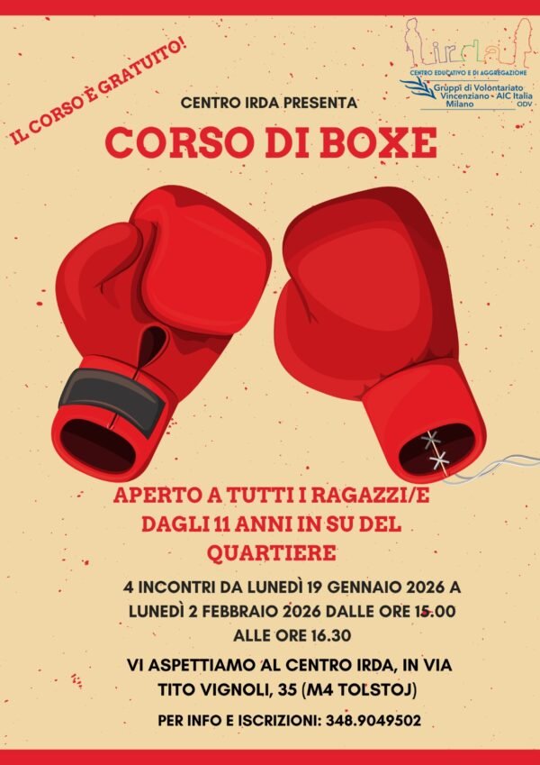 CORSO DI BOXE | Dagli 11 anni