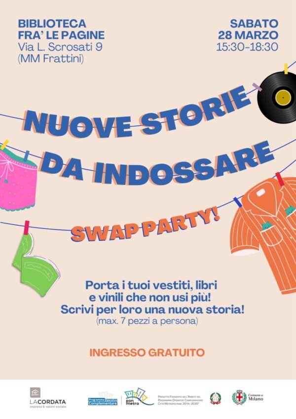 SWAP PARTY ALLA BIBLIOTECA FRA' LE PAGINE