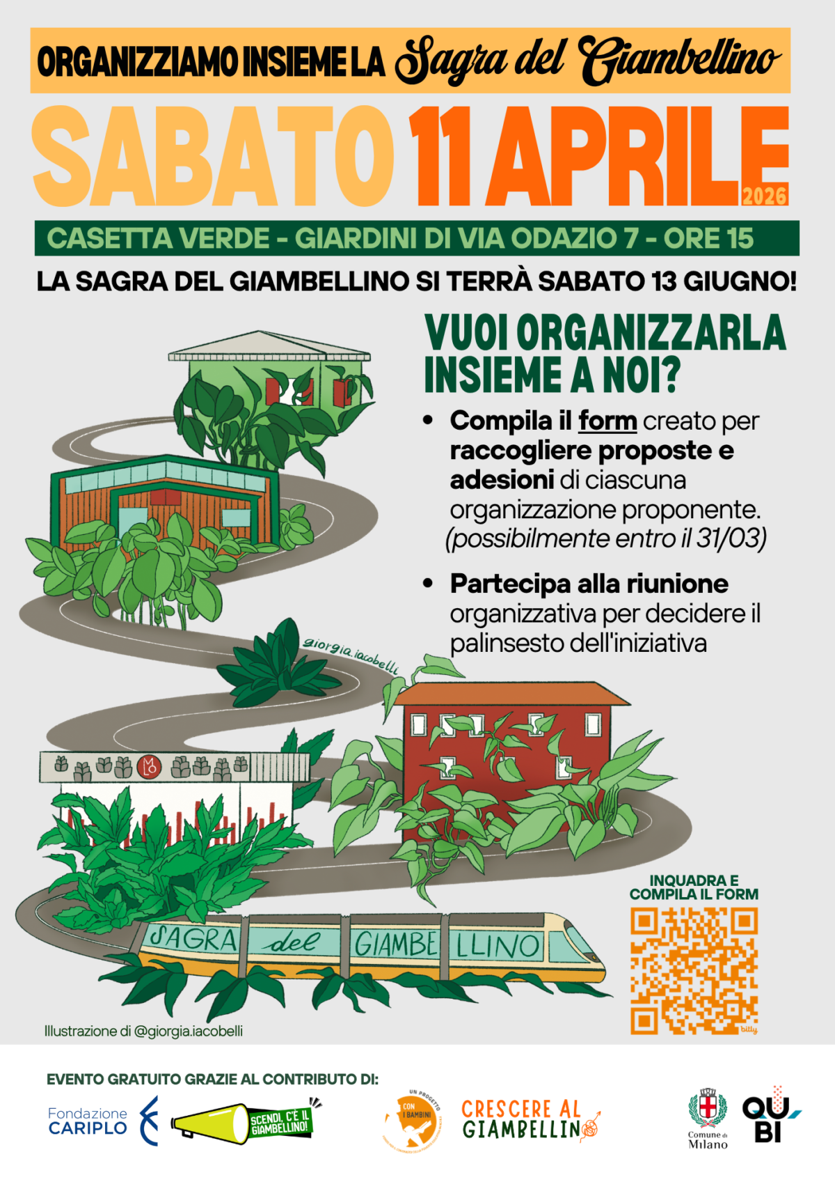 CI AIUTI AD ORGANIZZARE LA SAGRA DEL GIAMBELLINO?