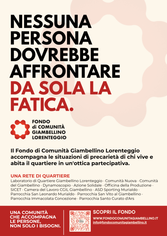 Volantino - NESSUNO DOVREBBE AFFRONTARE DA SOLO